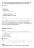 WGU D027 OA REMEDIATION &lpar;MICHELLE'S VERSION&rpar; &ndash; QUESTIONS AND ANSWERS &vert; VERIFIED AND&NewLine;WELL DETAILED ANSWERS &vert; PLUS RATIONALES &vert; GUARANTEED PASS &vert; LATEST EXAM UPDATE&NewLine;