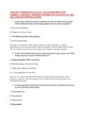 NUR 2502 &sol; NUR2502 FINAL EXAM &ndash; EXAM QUESTIONS AND &NewLine;CORRECT ANSWERS &lpar;VERIFIED ANSWERS&rpar; PLUS RATIONALE &vert; 2027 &NewLine;Q&A &vert; INSTANT DOWNLOAD PDF