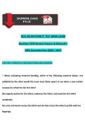 HESI OB Maternity Exam TEST BANK Questions With Revised Answers & Rationale&rsquo;s pdf