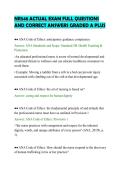 NR548 ACTUAL EXAM FULL QUESTIONS&NewLine;AND CORRECT ANSWERS GRADED A PLUS&NewLine;