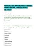 NR548 EXAM SCRIPT UPDATED COMPLETE&NewLine;QUESTIONS AND ANSWERS EXPERT&NewLine;REVIEWED&NewLine;