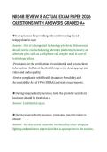 NR548 REVIEW 8 ACTUAL EXAM PAPER 2026&NewLine;QUESTIONS WITH ANSWERS GRADED A&plus;