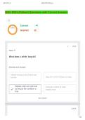 WGU D522 &lpar;Python&rpar; Questions with Correct Answers