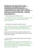 NR565 NR 565 MIDTERM EXAM&NewLine;ADVANCED PHARMACOLOGY&NewLine;FUNDAMENTALS 2026 FINAL PAPER&NewLine;PRACTICE QUESTIONS AN SWERS&NewLine;ACCURATE A&plus;&NewLine;