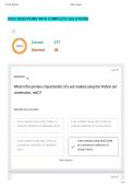 D522 QUESTIONS WITH COMPLETE SOLUTIONS