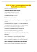 WGU D196 pre assessment Questions with&NewLine;Verified Correct Answers