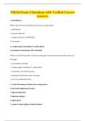 NR224 Exam 2 Questions with Verified Correct&NewLine;Answers