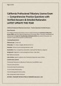 California Professional Fiduciary License Exam &mdash; Comprehensive Practice Questions with Verified