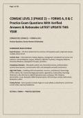 COMSAE LEVEL 2 &lpar;PHASE 2&rpar; &mdash; FORMS A&comma; B & C Practice Exam Questions With Verified Answers &