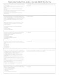 Pediatric Nursing Final Exam Practice Questions & Study Guide 2026&ndash;2027 &vert; Peds Exam Prep Questions and Answers&NewLine;
