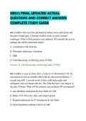 NR572 FINAL UPDATED ACTUAL&NewLine;QUESTIONS AND CORRECT ANSWERS&NewLine;COMPLETE STUDY GUIDE