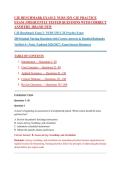 CJE Benchmark Exam 2&sol; NURS 3251 CJE PRACTICE EXAM &vert; FREQUENTLY TESTED QUESTIONS WITH CORRECT ANSWERS &vert; BRAND NEW