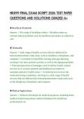NR599 FINAL EXAM SCRIPT 2026 TEST PAPER&NewLine;QUESTIONS AND SOLUTIONS GRADED A&plus;