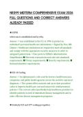 NR599 MIDTERM COMPREHENSIVE EXAM 2026&NewLine;FULL QUESTIONS AND CORRECT ANSWERS&NewLine;ALREADY PASSED