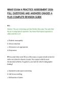 NR601 EXAM 4 PRACTICE ASSESSMENT 2026&NewLine;FULL QUESTIONS AND ANSWERS GRADED A&NewLine;PLUS COMPLETE REVISION GUIDE