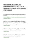 NR601 MIDTERM EXAM SCRIPT 2026&NewLine;COMPREHENSIVE QUESTIONS SOLUTIONS&NewLine;GRADED A PLUS CLINICAL DECISION MAKING&NewLine;STUDY PACKAGE
