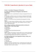 NUR 204&colon; Comprehensive Question & Answer Bank  
