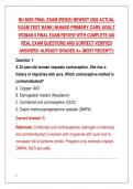 NU 665D Final Exam 2026 Study Guide &vert; Regis Primary Care Adult Woman II &vert; 400 Practice Questions & Answers