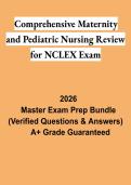 Comprehensive Maternity & Pediatric Nursing Review for NCLEX Exam 2026 &vert; Maternal-Child Nursing Study Guide