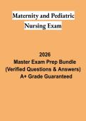 Maternity & Pediatric Nursing Exam Study Guide 2026 &vert; Maternal-Child Nursing Concepts & Exam Review