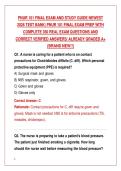 PNUR 101 FINAL EXAM AND STUDY GUIDE NEWEST&NewLine;2026 TEST BANK&vert; PNUR 101 FINAL EXAM PREP WITH&NewLine;COMPLETE 350 REAL EXAM QUESTIONS AND&NewLine;CORRECT VERIFIED ANSWERS&sol; ALREADY GRADED A&plus;&NewLine;&lpar;BRAND NEW&excl;&excl;&rpar;
