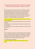 NSG 5003 ADVANCED PATHOPHYSIOLOGY COMPLETE EXAM MATERIAL &NewLine;& KNOWLEDGE CHECK QUIZ ANSWERS &vert; NURSING STUDY GUIDE 