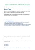 MATH110 MODULE 7&vert;8 EXAM&colon; PORTAGE LEARNING&vert;2026