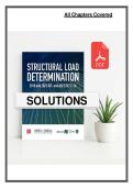 Solutions Manual to Structural Load Determination&colon; 2018 and 2021 IBC and ASCE&sol;SEI 7-16 by David A&period; Fanella &vert; Complete Step-by-Step Solutions for All 8 Chapters &vert; 100&percnt; Guarantee Pass INSTANT PDF DOWNLOAD