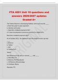 FTA 4001 Unit 10 questions and&NewLine;answers 2026&sol;2027 updates&NewLine;Graded A&plus;&NewLine;The Federal Reserve is developing FedNow&comma; which will provide &lowbar;&lowbar;&lowbar;&lowbar;&period;&NewLine;a&period; Real-time peer-to-peer payments&NewLine;b&period; Identity verification&NewLine;c&period; Real-time intrabank payments 24&sol;7&NewLine;d&period; A near instant
