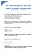 ATI PN PHARMACOLOGY PROCTORED EXAM 2026&sol;2027 &vert; VERSION 1 &vert; 75 VERIFIED Q&A &vert; DETAILED RATIONALES &vert; NGN-ALIGNED &vert; PASS GUARANTEED &ndash; A&plus; GRADED