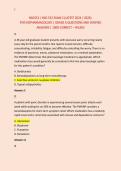 NSG552 &sol; NSG 552 EXAM 2 &lpar;LATEST 2026&sol; 2027&rpar;&colon; &NewLine;PSYCHOPHARMACOLOGY &vert; GRADE A QUESTIONS AND VERIFIED &NewLine;ANSWERS &vert; 100&percnt; CORRECT &ndash; WILKES 
