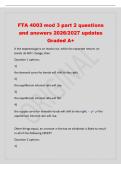 FTA 4003 mod 3 part 2 questions&NewLine;and answers 2026&sol;2027 updates&NewLine;Graded A&plus;&NewLine;If the expected gains on stocks rise&comma; while the expected returns on&NewLine;bonds do NOT change&comma; then&NewLine;Question 1 options&colon;&NewLine;1&rpar;&NewLine;the demand curve for bonds will shift to the right&period;&NewLine;2&rpar;&NewLine;th