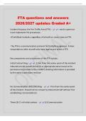 FTA questions and answers&NewLine;2026&sol;2027 updates Graded A&plus;&NewLine;Incident Airspace&semi; the Fire Traffic Area &lpar;FTA&rpar; - - aerial supervisor&NewLine;must implement FTA procedures&period;&NewLine;-All wildland incidents&comma; regardless of aircraft on scene&comma; have an FTA&period;&NewLine;-The FTA is a communicati