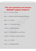 3 TL FTA questions and answers 2026&sol;2027 updates Graded A&plus; What is a Trade in Goods Agreement It is the primary agreement concerned with granting tariff concessions&comma; containing criteria for determining the country of origin of goods and guidelines fo