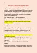 WILKES NSG 526 EXAM 2 QUESTIONS WITH CORRECT &NewLine;ANSWERS&lowbar;UPDATED 