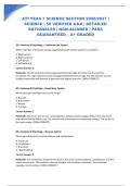ATI TEAS 7 SCIENCE SECTION 2026&sol;2027 &vert; SCIENCE &vert; 50 VERIFIED Q&A &vert; DETAILED RATIONALES &vert; NGN-ALIGNED &vert; PASS GUARANTEED &ndash; A&plus; GRADED