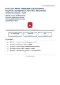 NR 605 Psychiatric Mental Health Lifespan I Final Exam 2026&sol;2027 &ndash; Questions and Answers &vert; 100&percnt; Verified &vert; Detailed Rationales &ndash; Pass Guaranteed &ndash; A&plus; Graded&NewLine;&NewLine;
