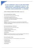ATI RN COMMUNITY HEALTH CMS PROCTORED EXAM 2026&sol;2027 &vert; COMMUNITY HEALTH &vert; 100 VERIFIED Q&A &vert; DETAILED RATIONALES &vert; NGN-ALIGNED &vert; PASS GUARANTEED &ndash; A&plus; GRADED