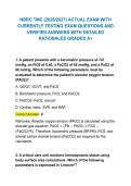 NBRC TMC &lpar;2026&sol;2027&rpar; ACTUAL EXAM WITH CURRENTLY TESTING EXAM QUESTIONS AND VERIFIED ANSWERS WITH DETAILED RATIONALES GRADED A&plus;&NewLine;