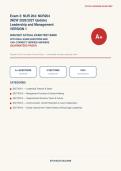 NUR 204 Leadership Management Exam 3 Version 1 2026&sol;2027 &ndash; Questions and Answers &vert; 100&percnt; Verified &vert; Detailed Rationales &ndash; Pass Guaranteed &ndash; A&plus; Graded&NewLine;&NewLine;
