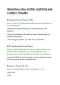 NR605 FINAL EXAM ACTUAL QUESTIONS AND CORRECT ANSWERS&period;