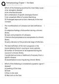 PATHOPHYSIOLOGY CHAPTER 1 TEST BANK STUDY GUIDE 2026&sol;2027 &vert; COMPREHENSIVE PRACTICE QUESTIONS&comma; DETAILED ANSWERS AND EXAM PREP