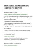 NR605 MIDTERM COMPREHENSIVE EXAM QUESTIONS AND SOLUTIONS
