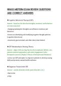 R605 MIDTERM EXAM REVIEW QUESTIONS AND CORRECT ANSWERS&period;