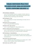 NR605 MIDTERM PRACTICE EXAMINATION 2026 QUESTIONS WITH ANSWERS GRADED A&plus;&period;