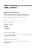 NR605 MIDTERM UPDATED EXAM SCRIPT WITH COMPLETE ANSWERS&period;
