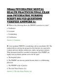 NR605&lowbar;PSYCHIATRIC&lowbar;MENTAL&lowbar;HEALTH&lowbar;PRACTICUM&lowbar;FINAL&lowbar;EXAM&lowbar;2026&lowbar;PSYCHIATRIC&period;