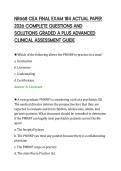 NR668 CEA FINAL EXAM 184 ACTUAL PAPER 2026 COMPLETE QUESTIONS AND SOLUTIONS GRADED