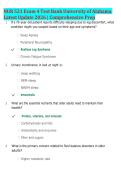 NUR 521 Exam 4 Test Bank 2026 &vert; Practice Questions & Answers &vert; University of Alabama Nursing