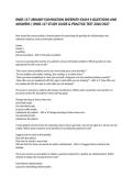 RNRS 117 URINARY ELIMINATION SHERPATH EXAM II QUESTIONS AND ANSWERS &vert; RNRS 117 STUDY GUIDE & PRACTICE TEST 2026&sol;2027&NewLine;&NewLine;